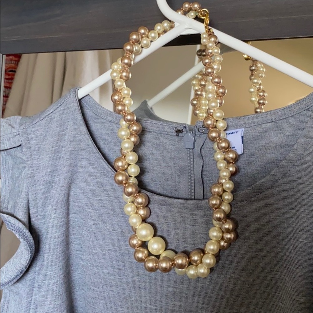 J crew pearl necklace